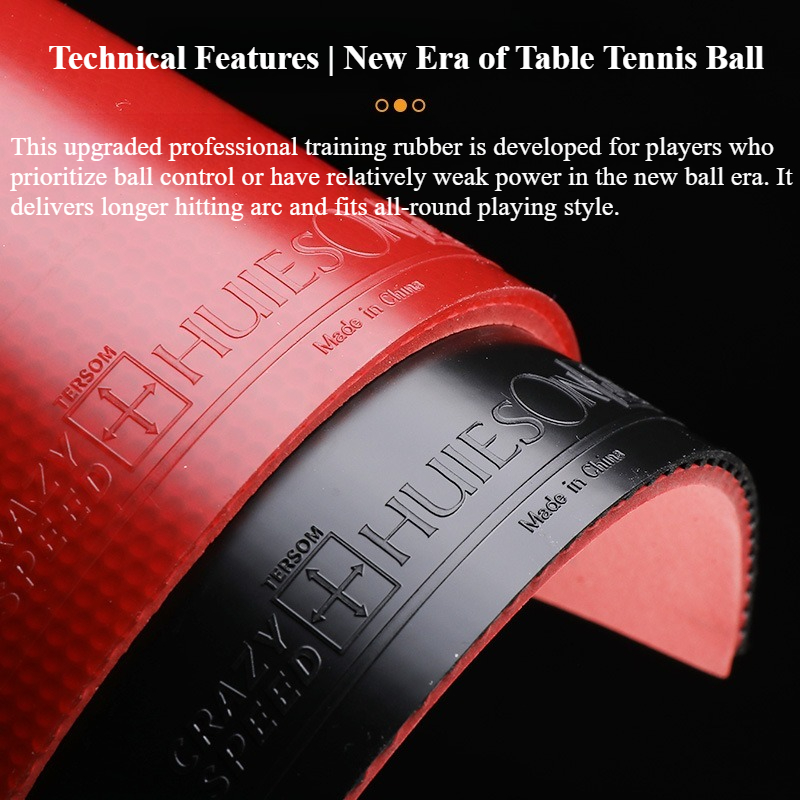مطاط تنس الطاولة هوييسون كريزي - مراجعة Table Tennis Training وسعره