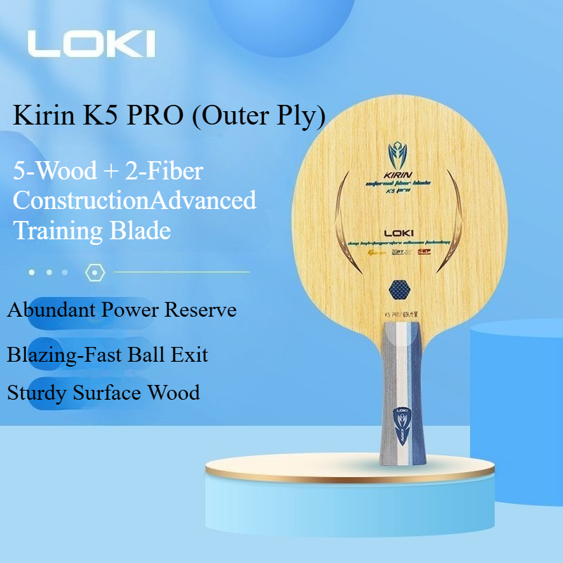 LOKI Kirin K5 PRO شفرة تنس الط - مراجعة Table Tennis Training وسعره