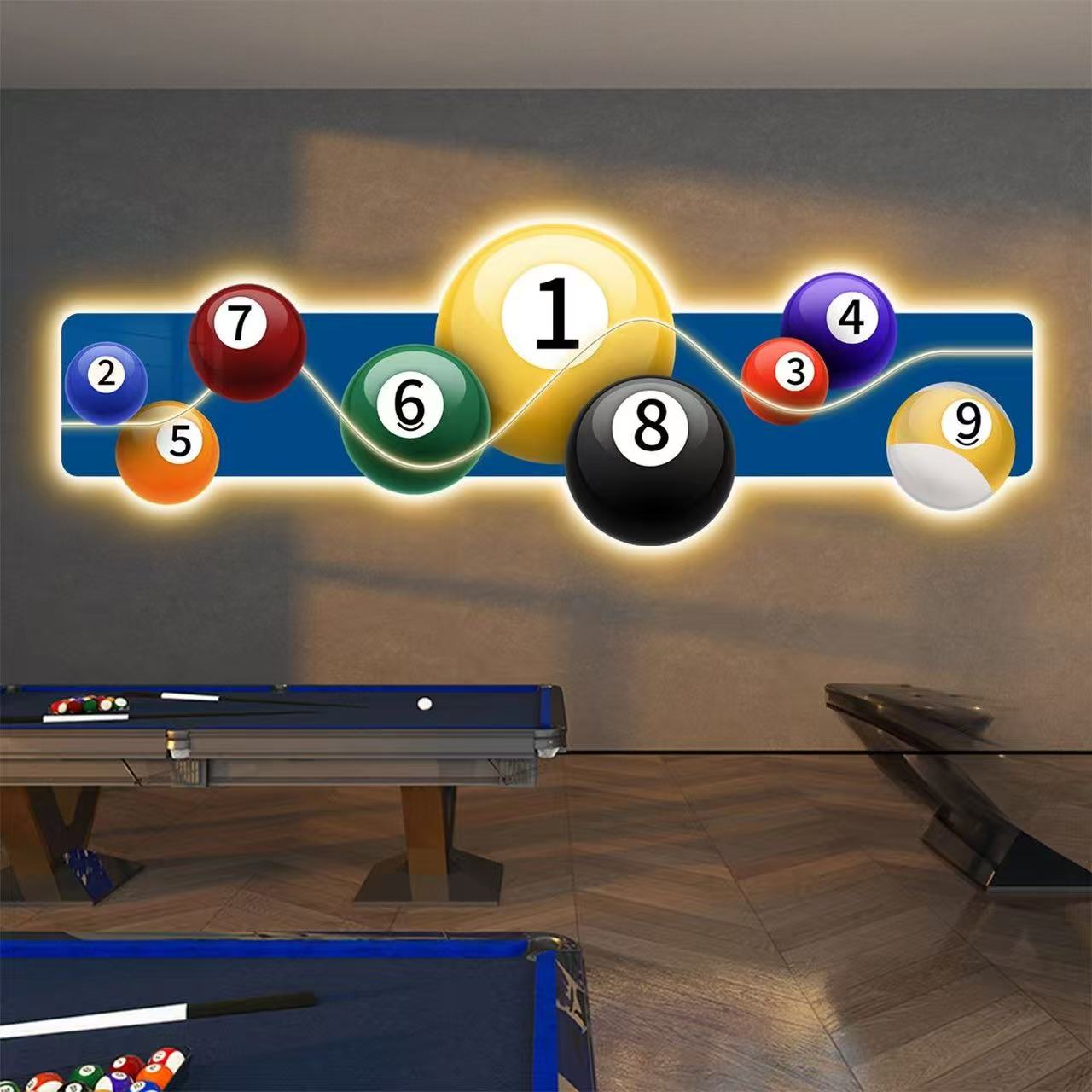 لوحة ديكور لقاعة البلياردو مع  - مراجعة Table Tennis No 1 وسعره