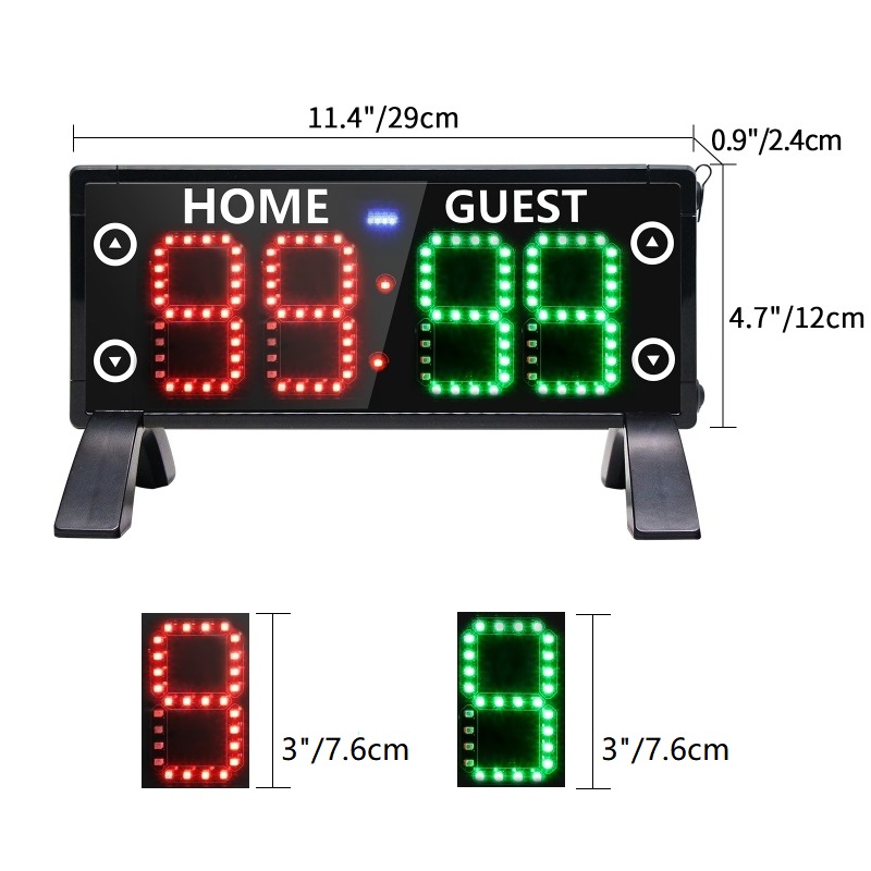 لوحة نتائج رقمية LED محمولة مت - مراجعة Table Tennis Scoring وسعره