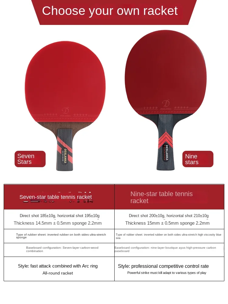 مضرب تنس الطاولة المهنية ، مسا - مراجعة Table Tennis Single وسعره
