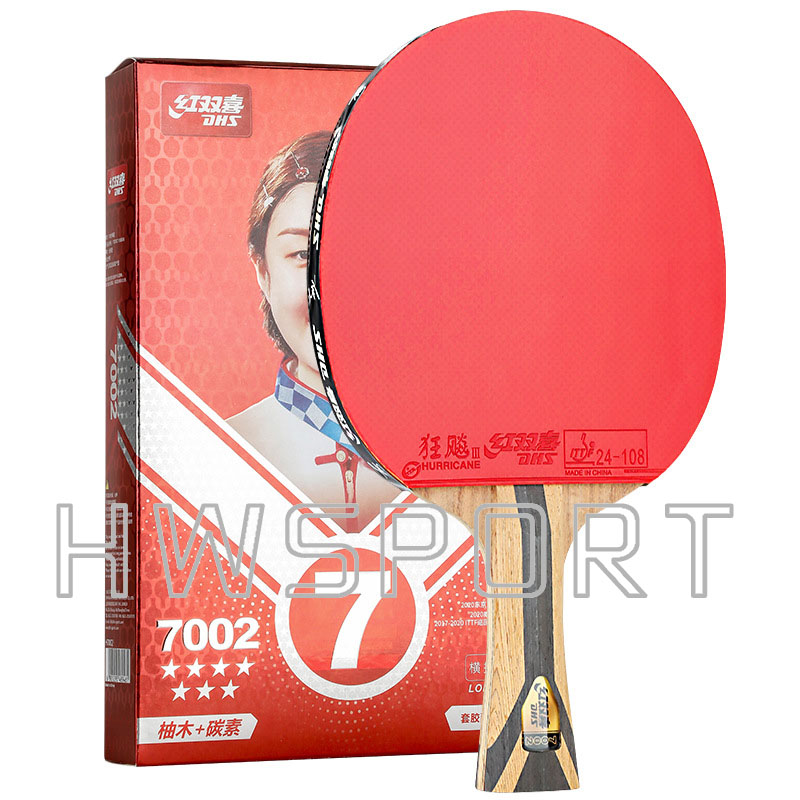 الأصلي DHS 7 نجوم مضرب تنس الط - مراجعة Table Tennis Xu Xin وسعره